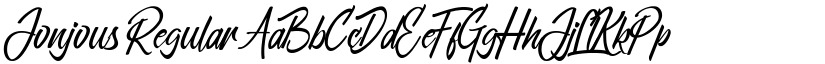 Jonjous font download