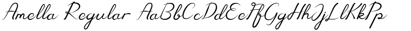 Amella Regular font