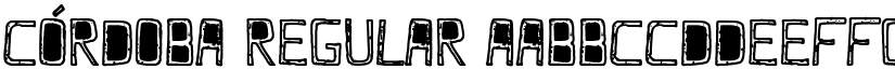Córdoba Regular font