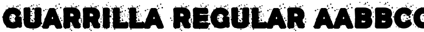Guarrilla Regular font