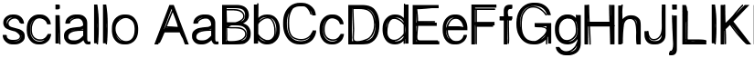 sciallo font