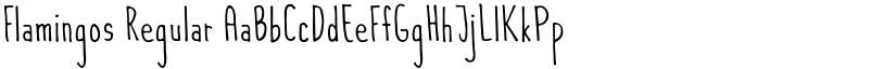 Flamingos Regular font