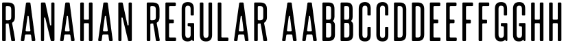 Ranahan Regular font