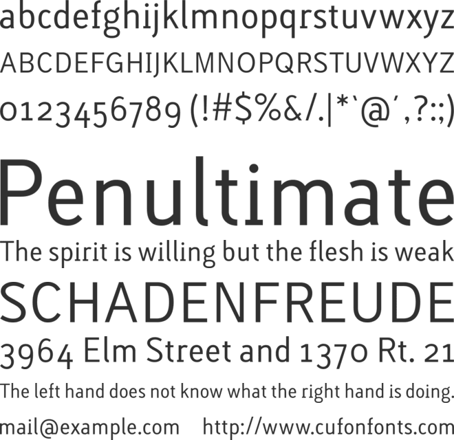 Lacuna Regular font preview