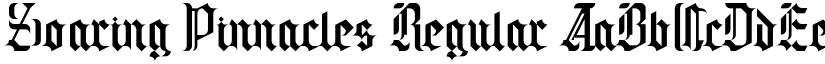 Soaring Pinnacles font download