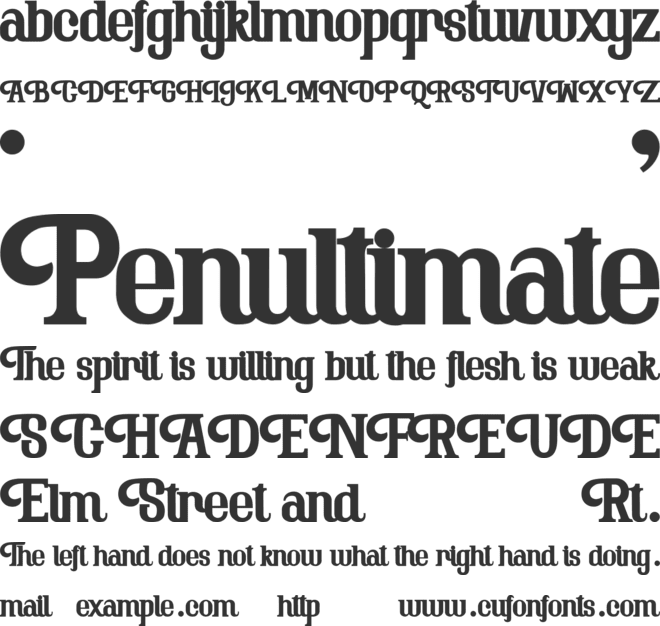 The Arthaya font preview