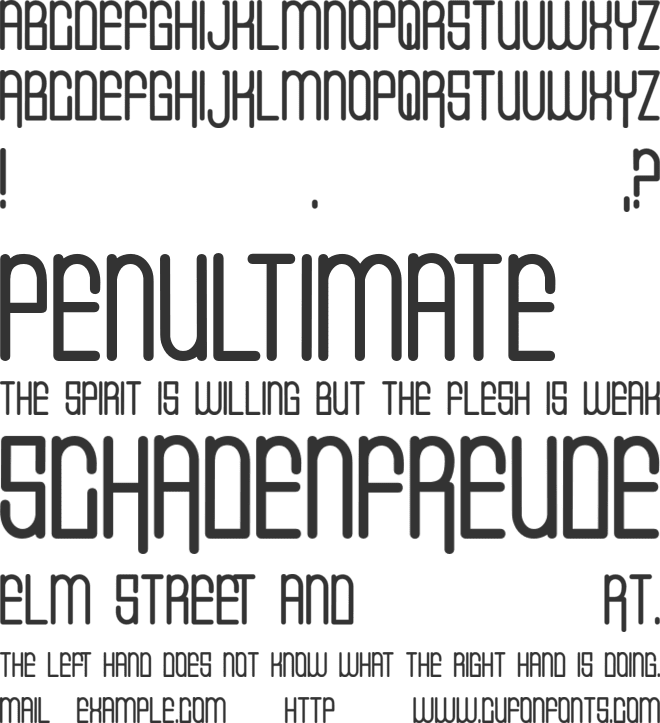 Krazy Hazy font preview