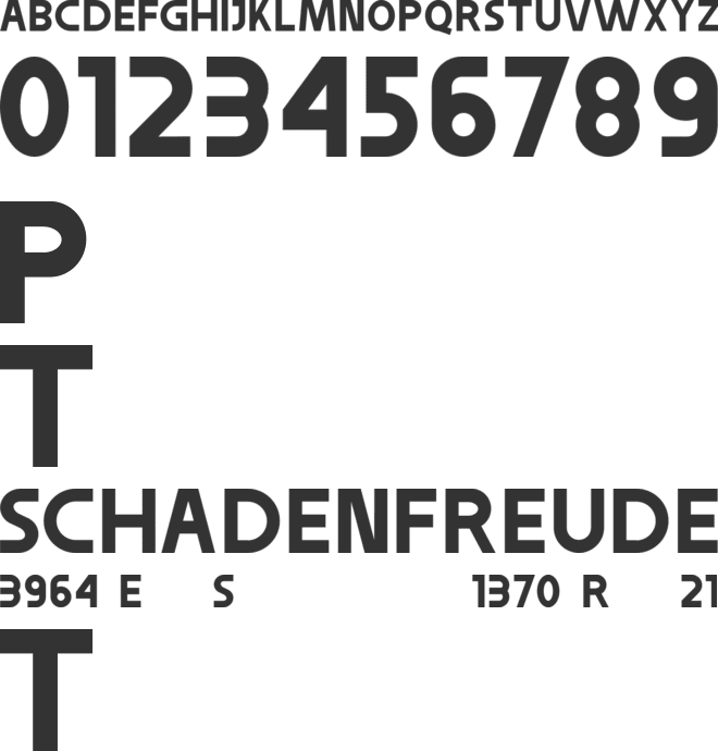 Galgator Free font preview