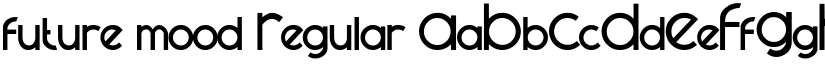 future mood Regular font