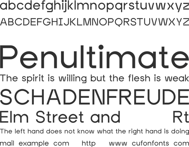 Enzyme font preview