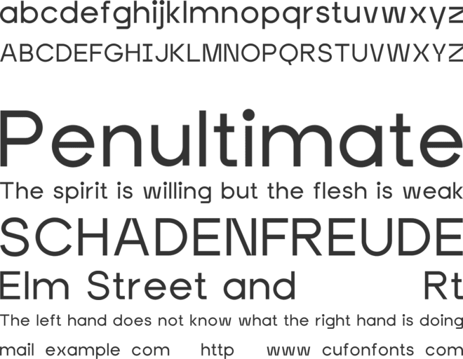 Enzyme font preview