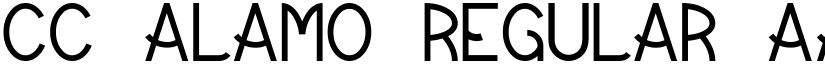 CC Alamo Regular font