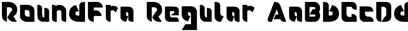 Roundfra Regular font