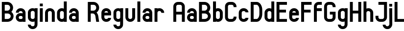 Baginda Regular font
