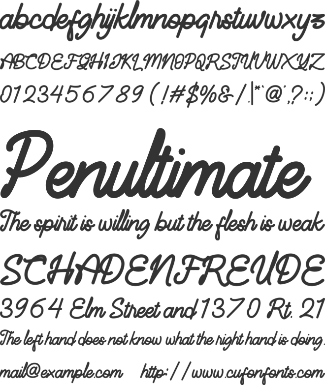 Greatquest font preview
