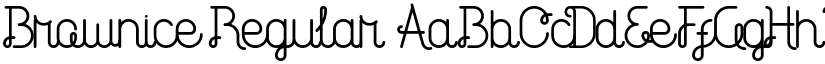 Brownice Regular font