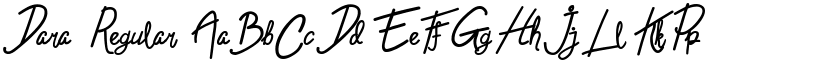 Dara Regular font