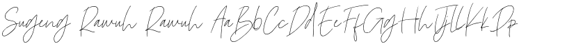 Sugeng Rawuh Rawuh font