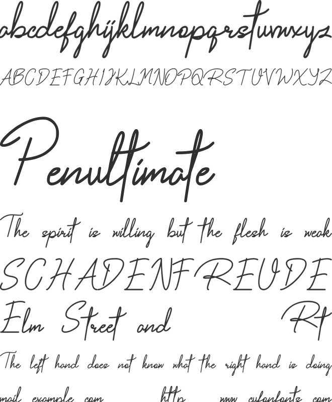 Khothambook font preview