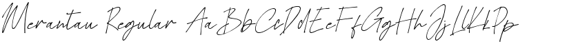 Merantau Regular font