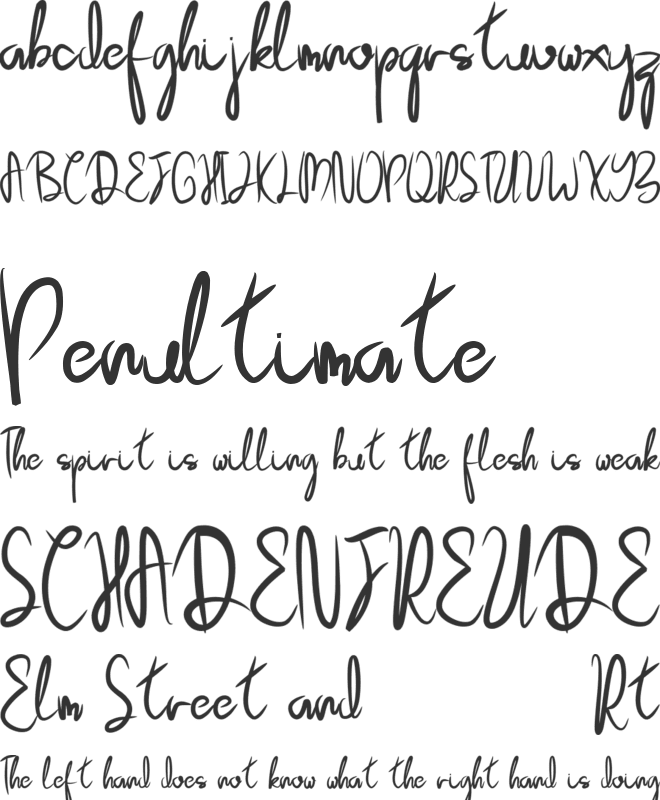 Cherlina font preview