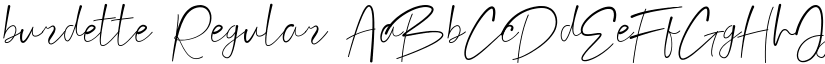 burdette Regular font