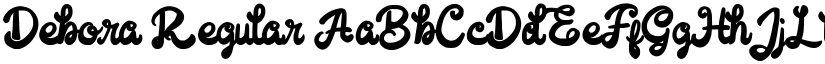 Debora Regular font