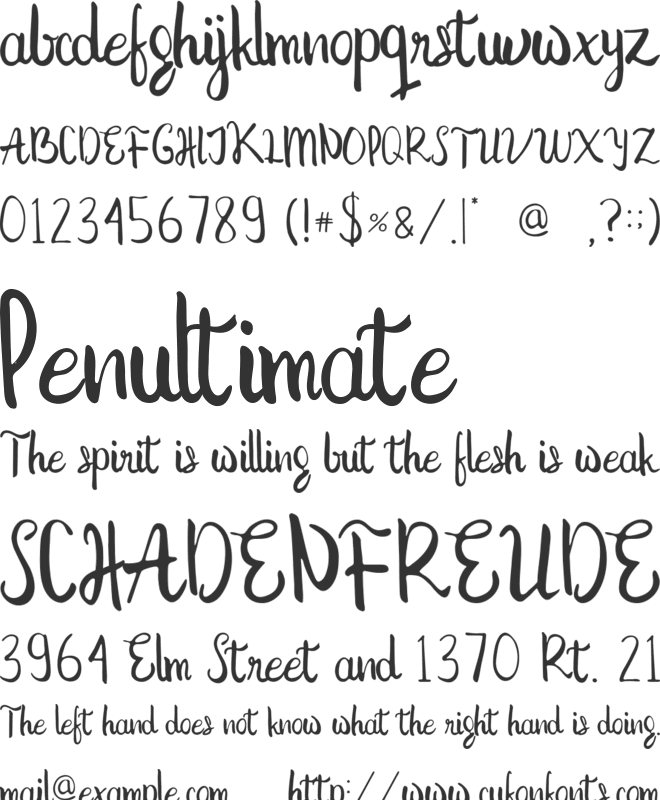 The Prague font preview