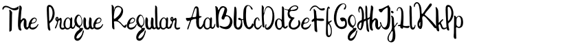 The Prague Regular font