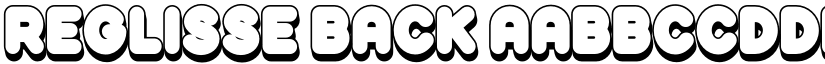 Reglisse Back font