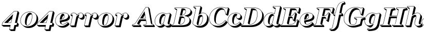 404error font