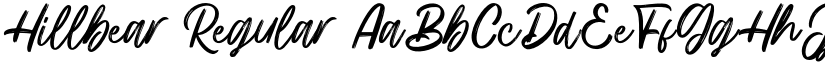 Hillbear Regular font
