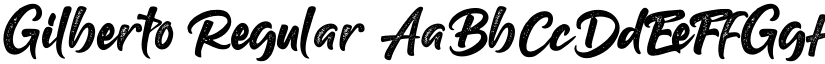 Gilberto Regular font