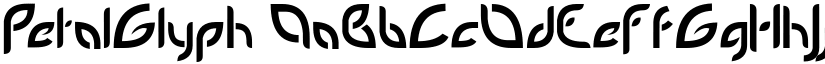 PetalGlyph font