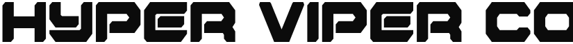Hyper Viper Condensed Condensed font