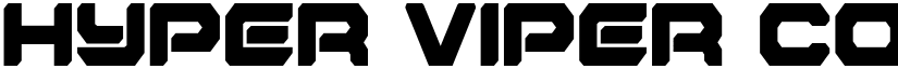 Hyper Viper Condensed Condensed font