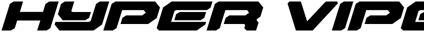 Hyper Viper Expanded Italic Expanded Italic font