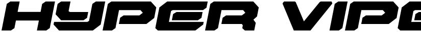 Hyper Viper Expanded Semi-Ital Expanded Semi-Italic font