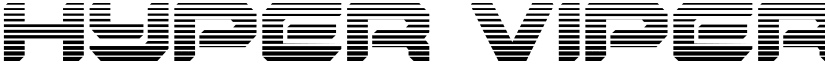 Hyper Viper Gradient Regular font