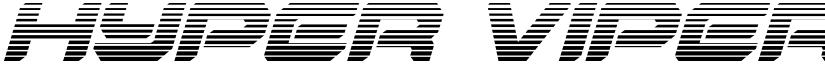 Hyper Viper Gradient Italic Italic font
