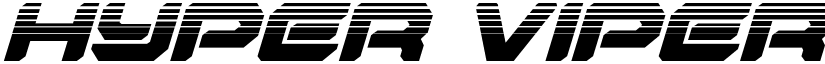 Hyper Viper Halftone Italic Italic font