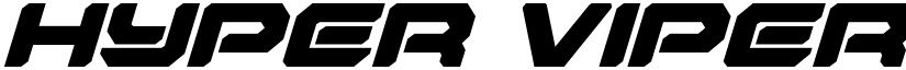Hyper Viper Italic Italic font