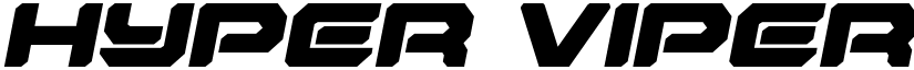 Hyper Viper Semi-Italic Semi-Italic font