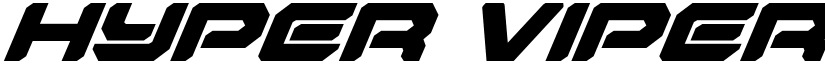 Hyper Viper Super-Italic Italic font