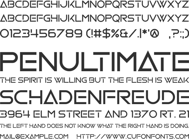 Mandatory Plaything font preview