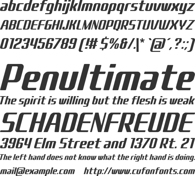 Kardust font preview