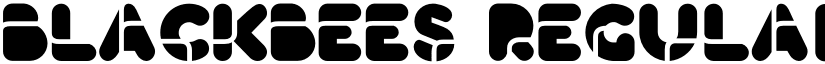 BlackBees Regular font