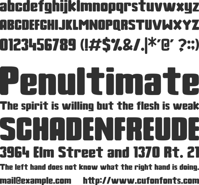 Rothenberg font preview
