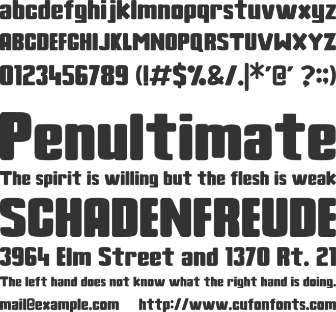 Rothenberg font preview