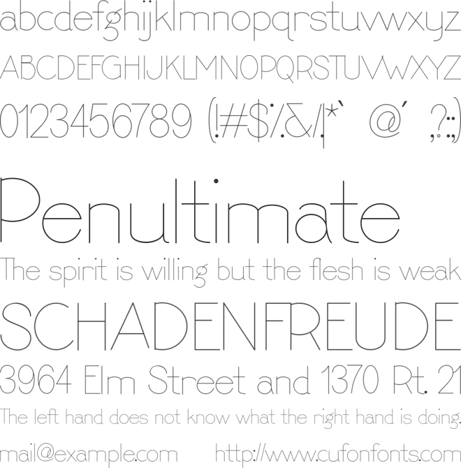 Ngosngos Sans font preview